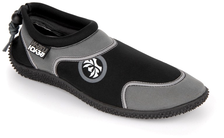 Your Selections Beach Shoes For Men Crocs beach shoes for men are ideal if you're looking for a comfortable, yet functional pair of shoes that will keep up with you at the beach. Many of our beach shoes double as water shoes for guys in case you'd like some additional foot protection from the aquatic elements.